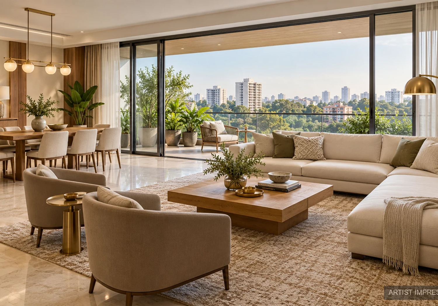 Lodha Hopefarm residences — artistic impression